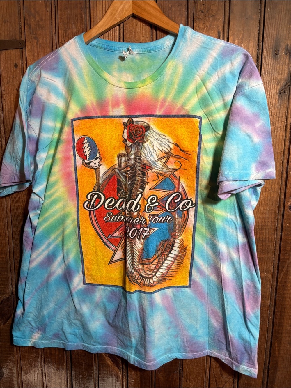 Dead & Co. 2017 Tour Tie-Dye Graphic Tee - Multicolor